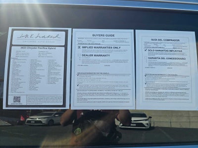 2023 Chrysler Pacifica Hybrid Touring L