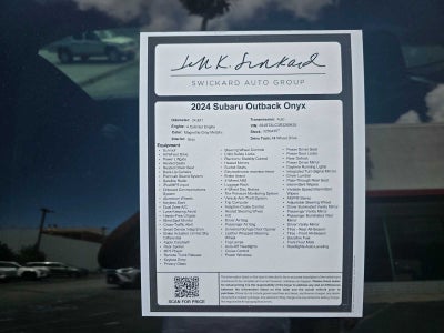 2024 Subaru Outback Onyx Edition