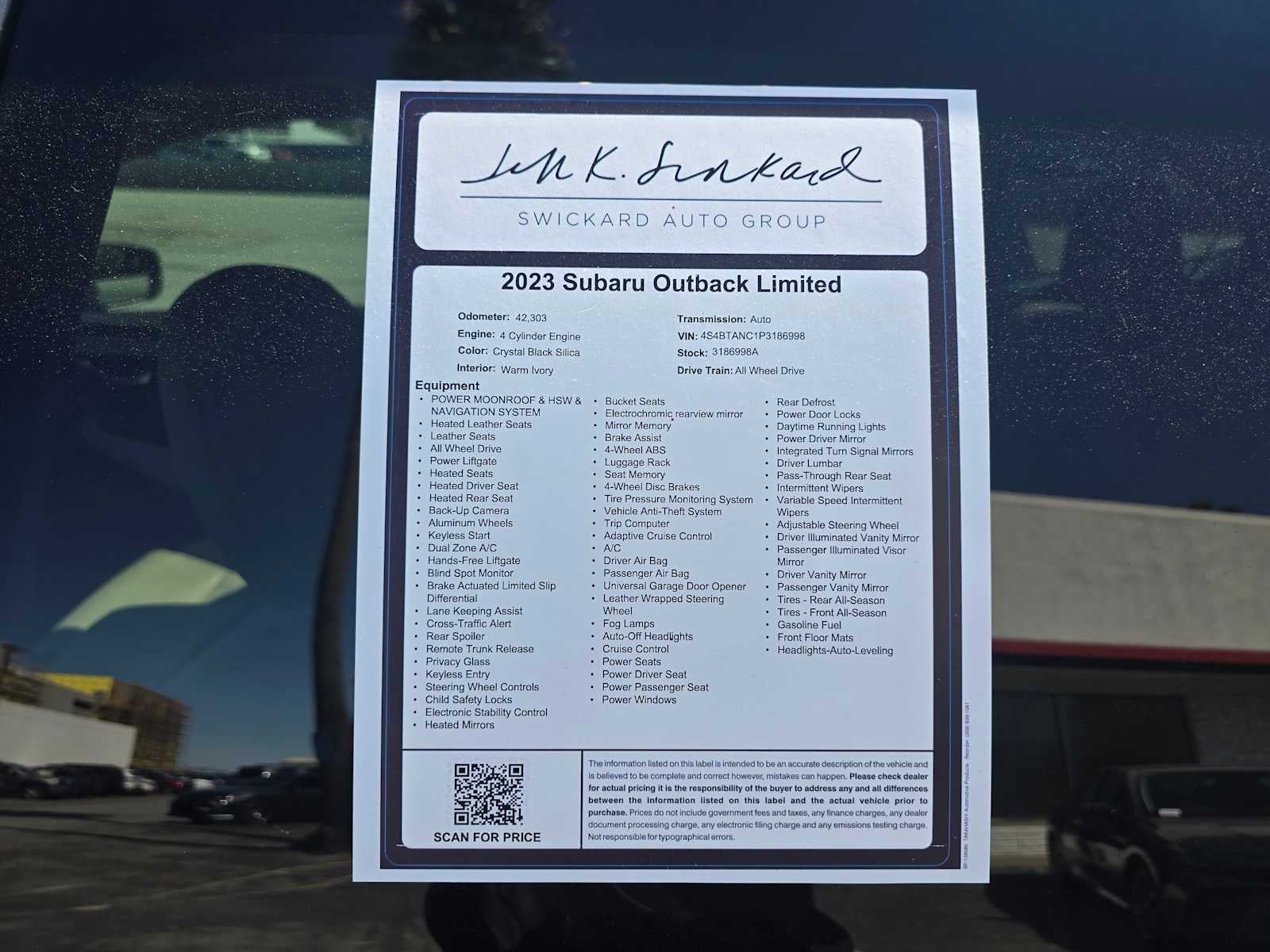 2023 Subaru Outback Limited
