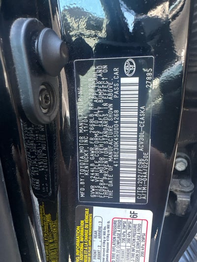 2005 Toyota Camry SE