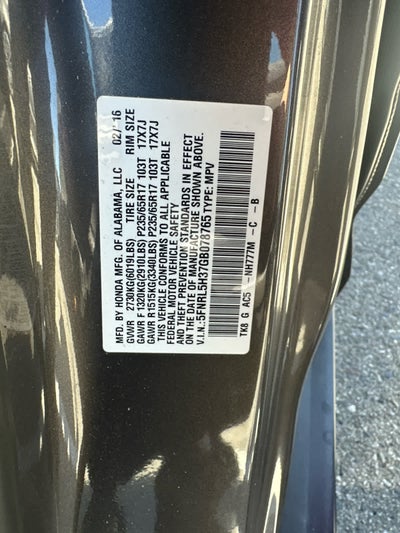 2016 Honda Odyssey SE