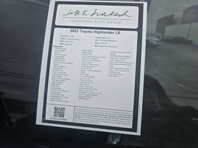 2023 Toyota Highlander LE