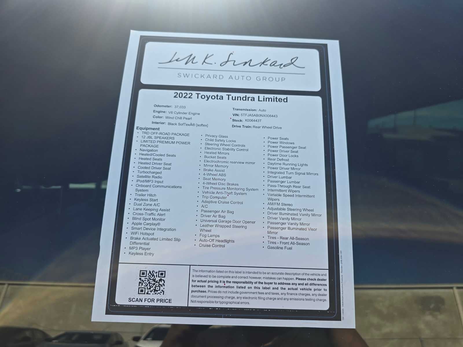 2022 Toyota Tundra Limited