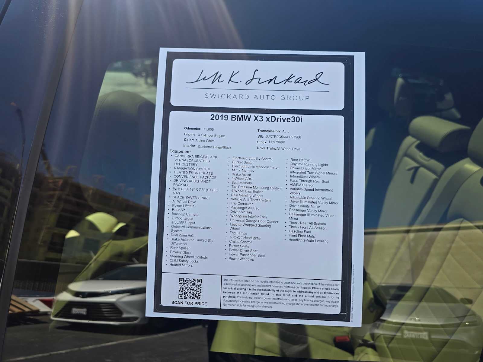 2019 BMW X3 xDrive30i xDrive30i