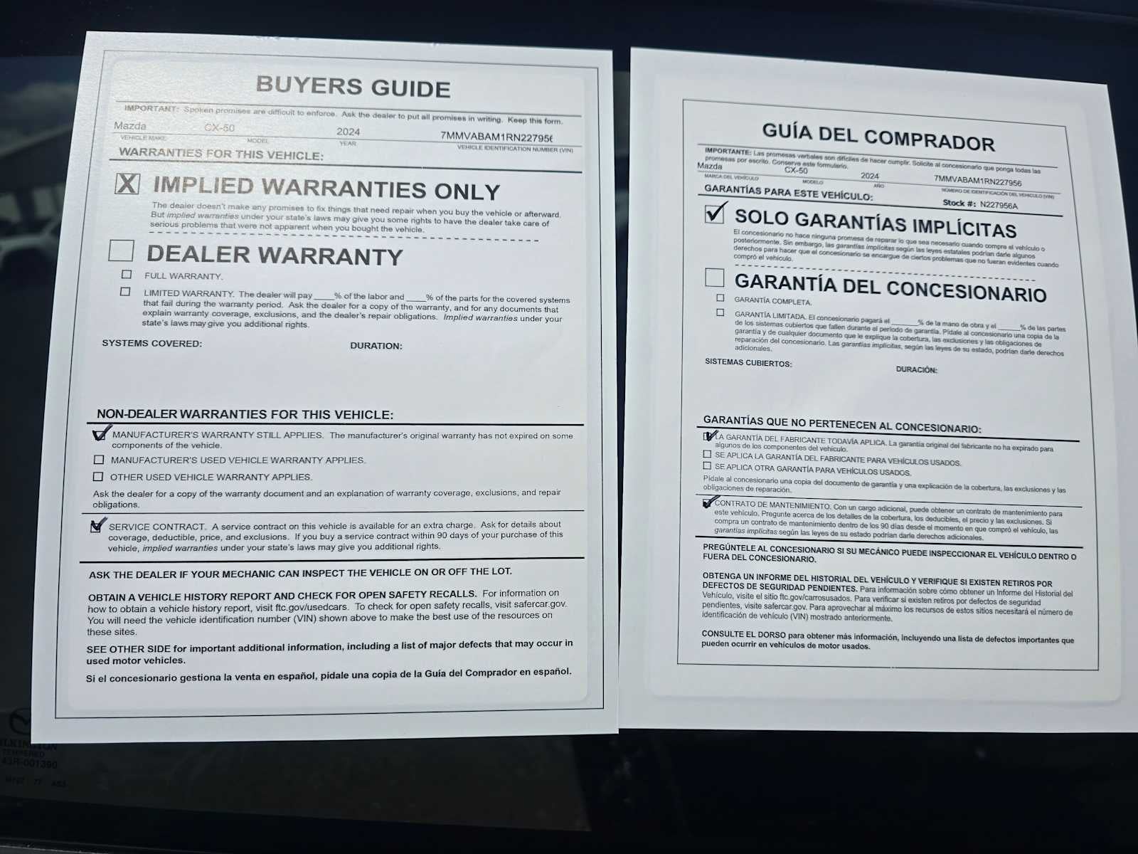 2024 Mazda Mazda CX-50 2.5 S Select Package