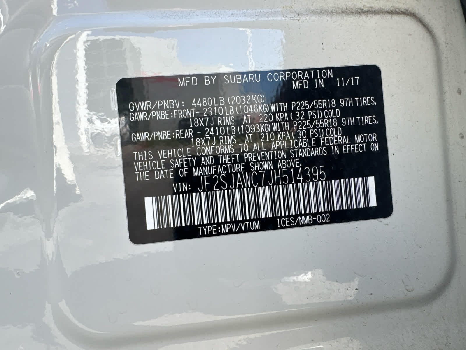 2018 Subaru Forester Touring