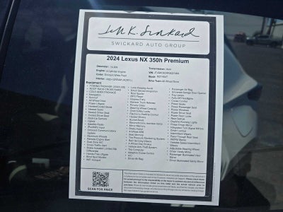 2024 Lexus NX 350h Premium