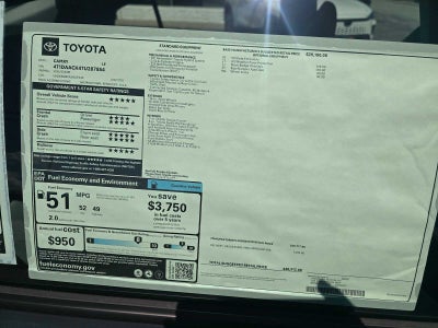 2026 Toyota Camry LE