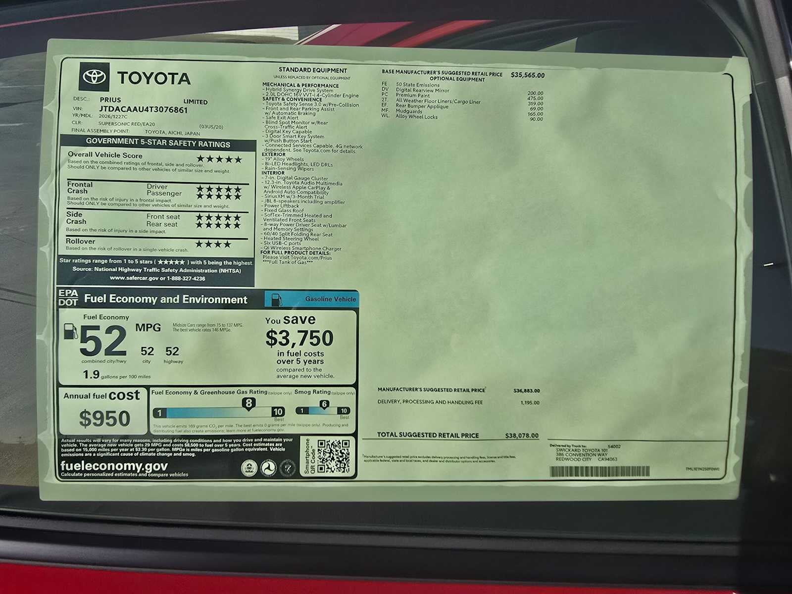 2026 Toyota Prius Limited