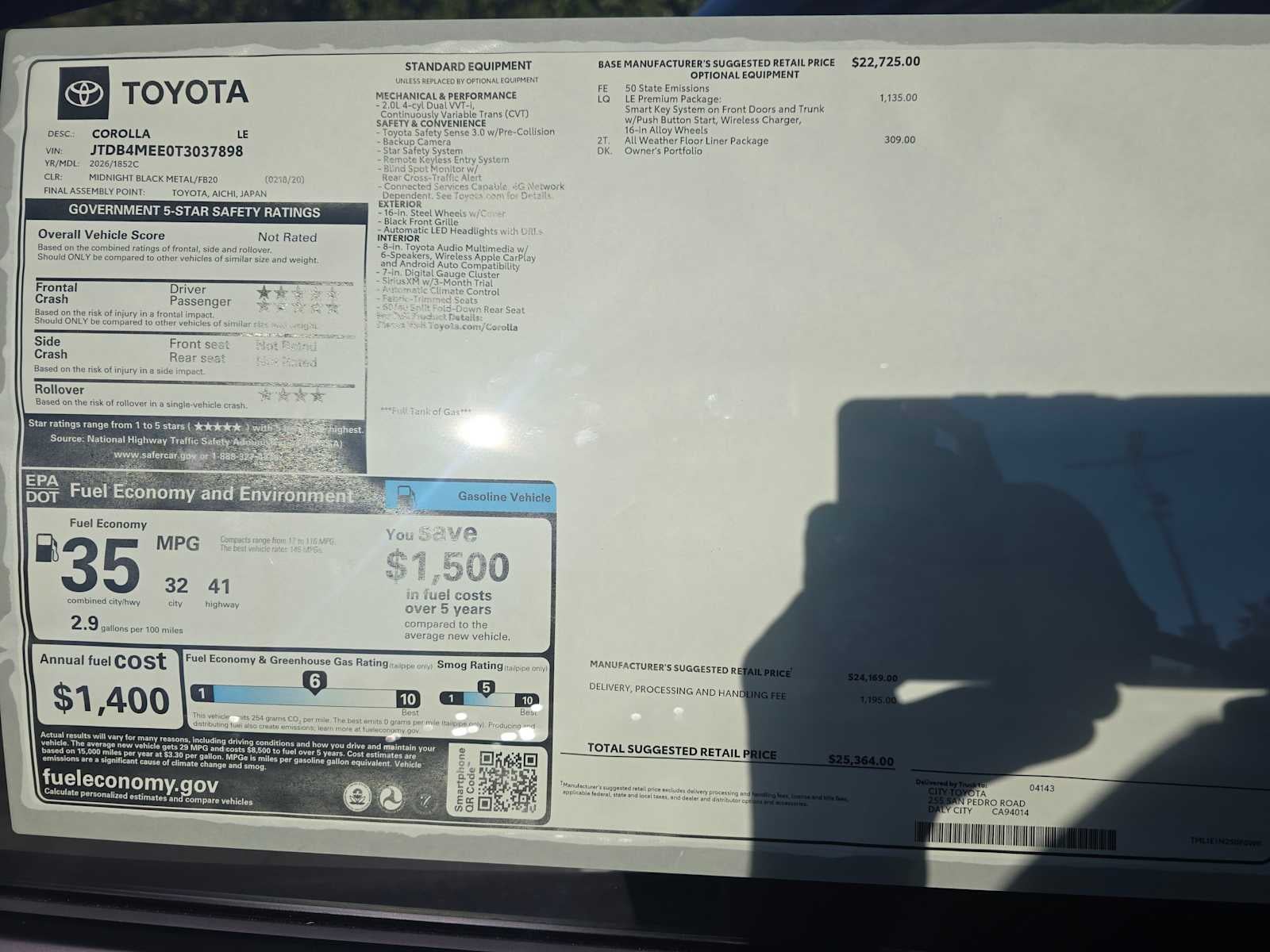 2026 Toyota Corolla LE