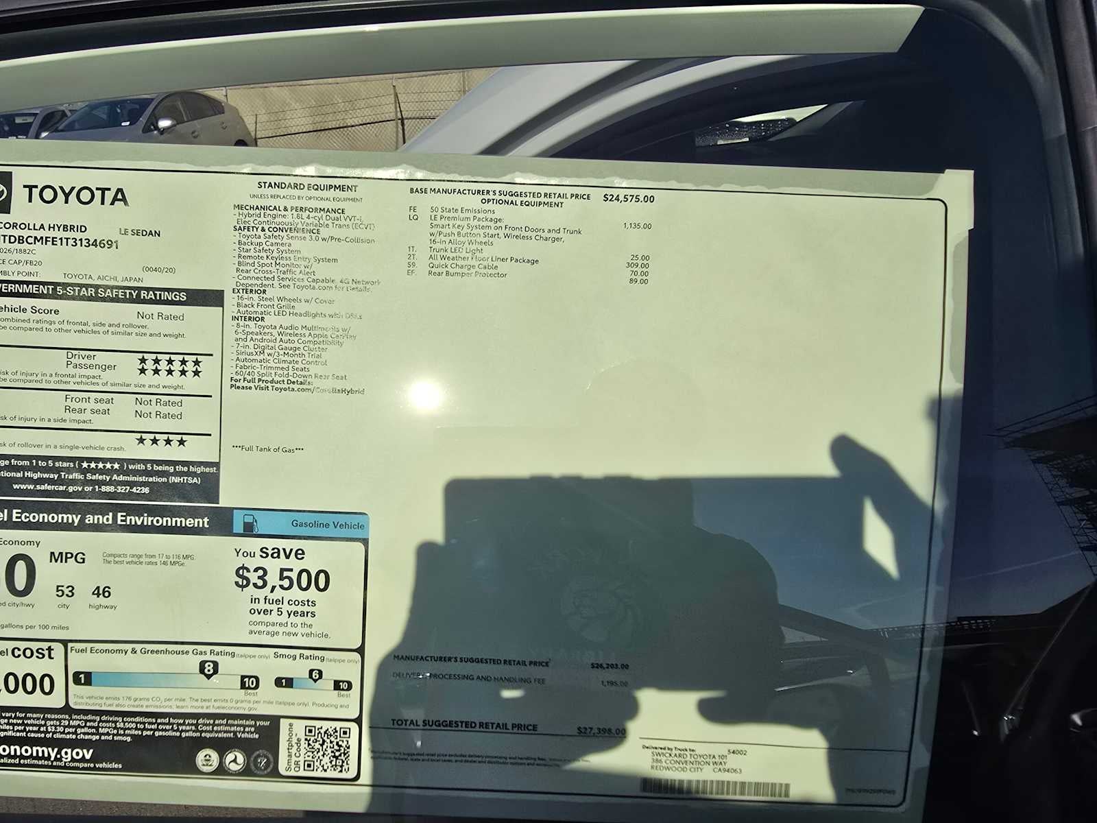 2026 Toyota Corolla Hybrid LE