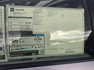 2026 Toyota Corolla Hybrid LE