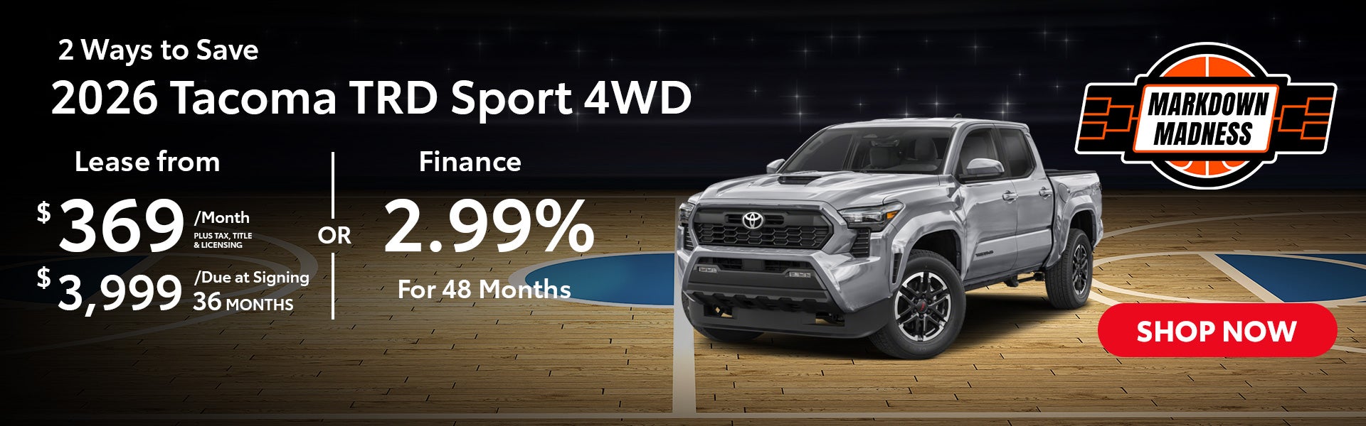 2026 Tacoma TRD Sport 4WD