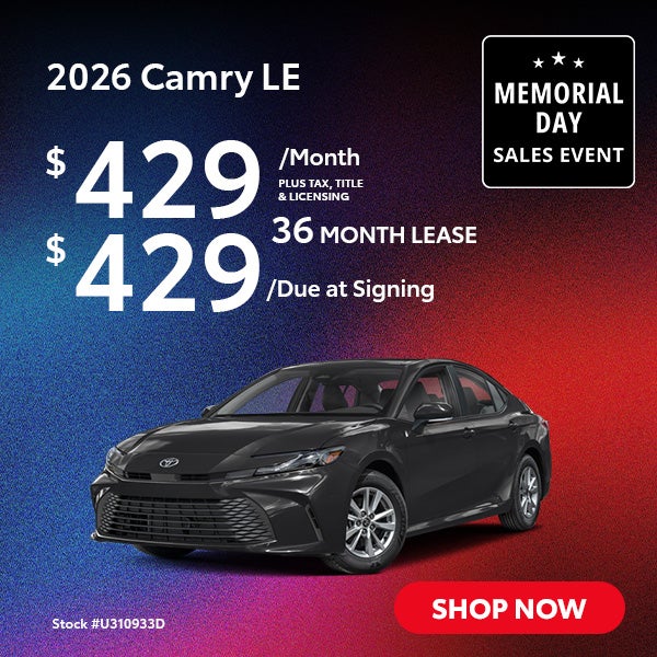 2026 Camry LE Sedan