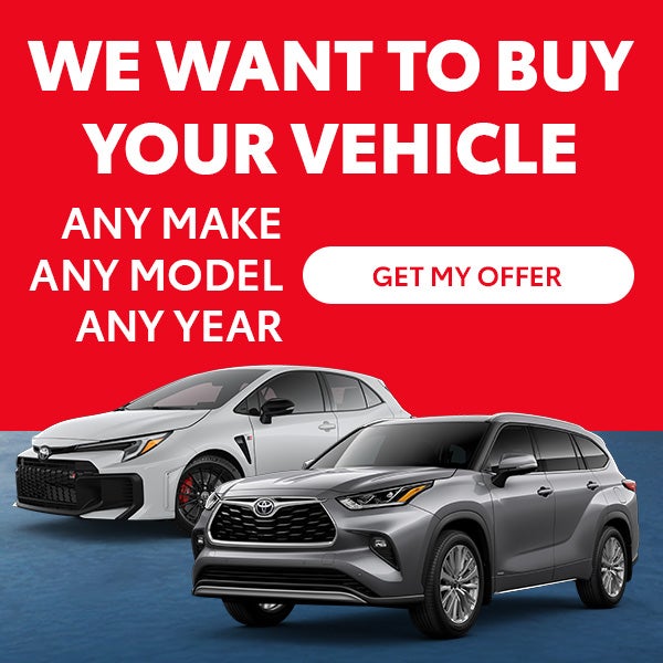 We want to buy your vehicle